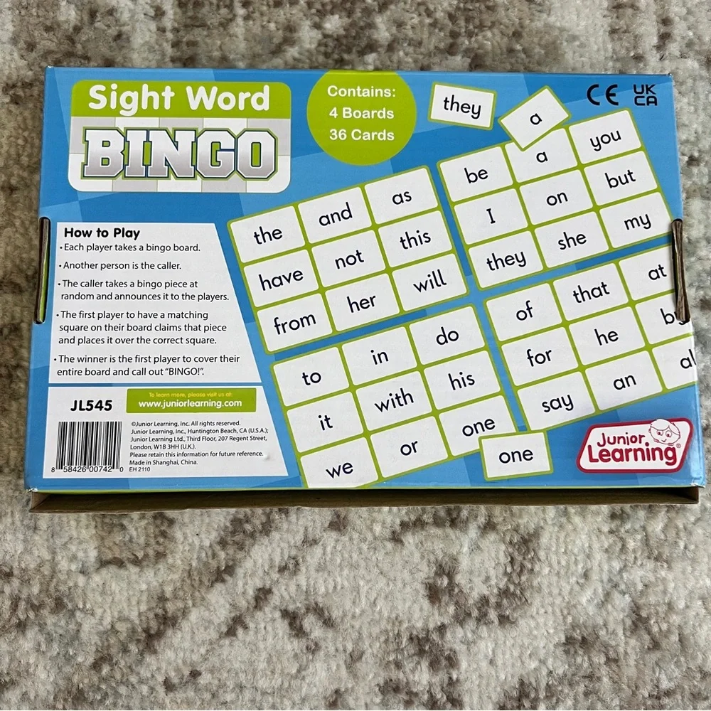 Sight Word Bingo Game - Picture 3 of 3